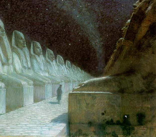 The Way of Silence, c.1903 - František Kupka