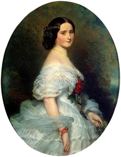 Anna Dollfus, Baronness de Bourgoing, 1855 - Franz Xaver Winterhalter