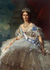 Portrait of Princess Tatiana Alexanrovna Yusupova - 弗朗兹·克萨韦尔·温德尔哈尔特