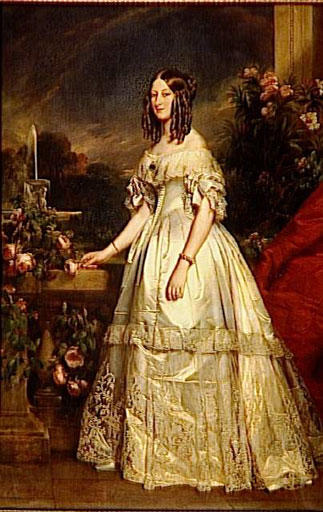 Portrait of Princess Victoria of Saxe Coburg and Gotha, 1840 - 弗朗兹·克萨韦尔·温德尔哈尔特