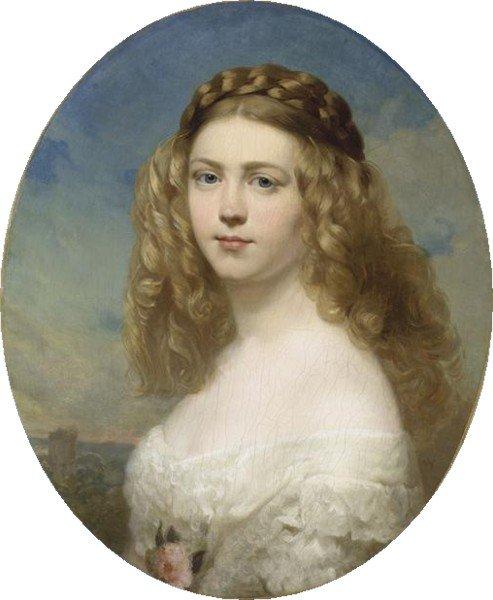 Princess Amelia of Bavaria, 1860 - Franz Xaver Winterhalter
