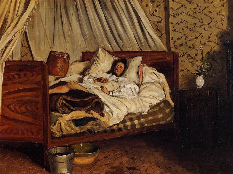 The Improvised Field-Hospital, 1865 - Frederic Bazille