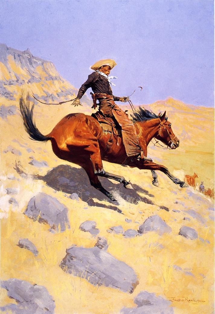 The Cowboy, 1902 - Frederic Remington - WikiArt.org