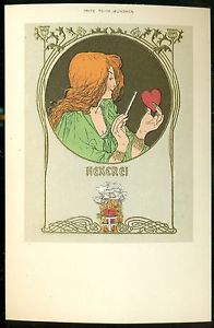 Postcard Woman As Witch - Fritz Rehm
