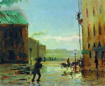 After a Rain (Spring in St. Petersburg) - Fiodor Vassiliev