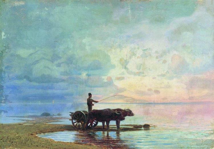 On the Beach, 1871 - 1873 - Fyodor Vasilyev