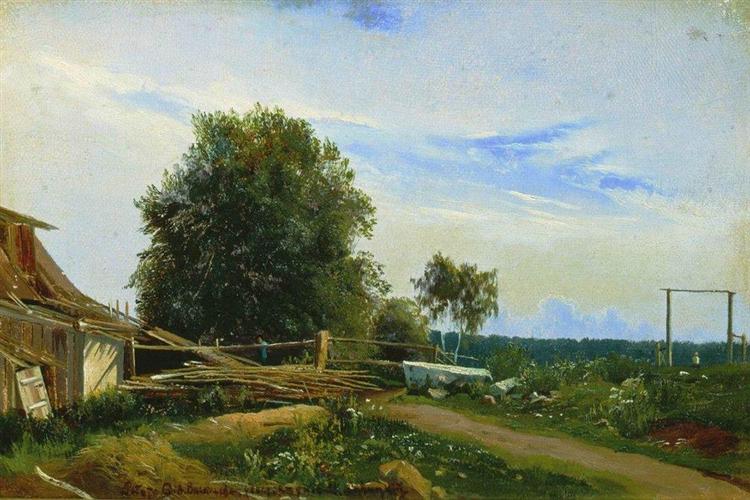 The Barn, 1868 - Fjodor Alexandrowitsch Wassiljew