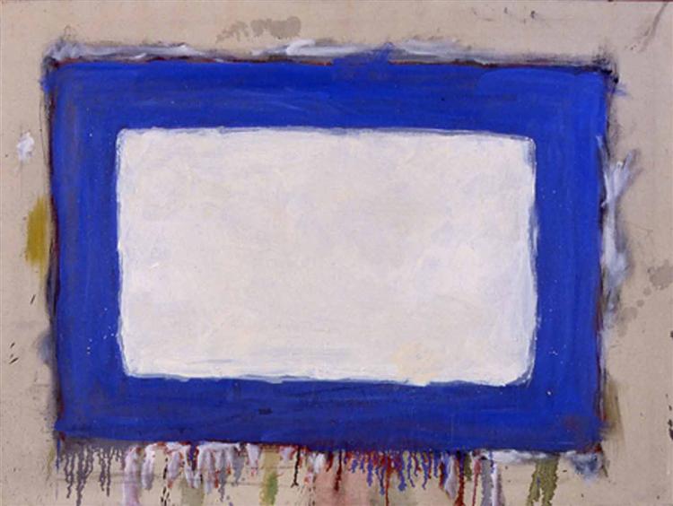Blue Rectangle II, 1958 - Джин Девіс