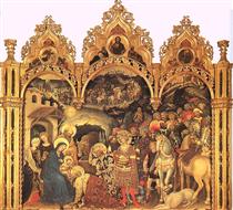 Adoration of the Magi (altarpiece) - Gentile da Fabriano