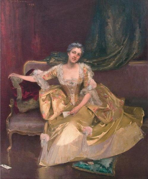 Wife of the Artist - George Demetrescu Mirea