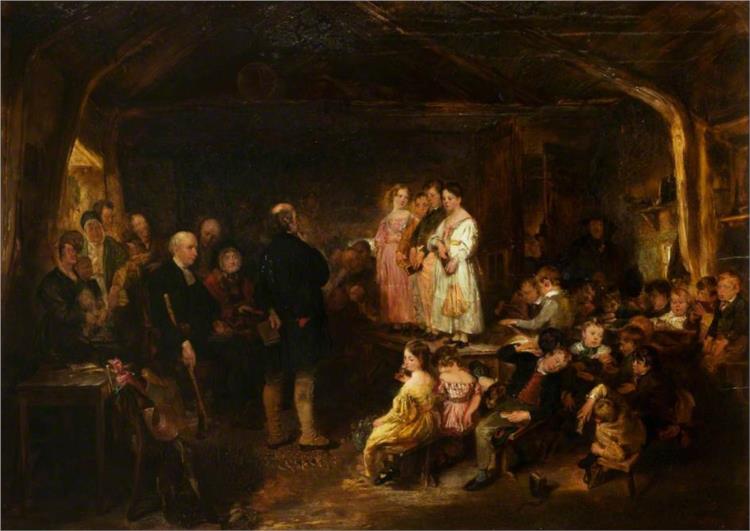 Catechising in a Scottish School, 1832 - George Harvey