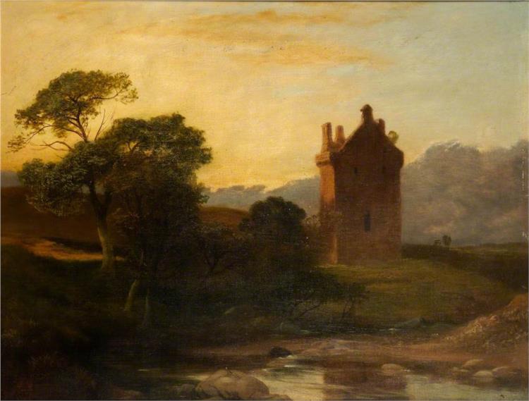 Invermark Castle, Forfarshire - Джордж Харви