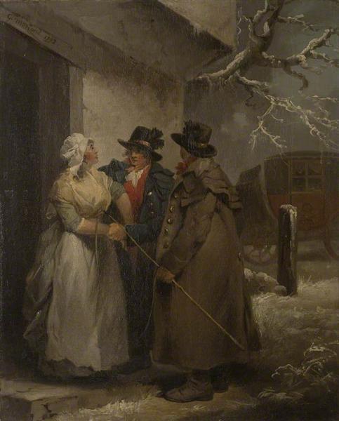 The Departure, 1792 - Джордж Морланд