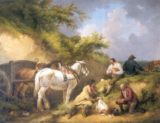 The Labourer's Luncheon, 1792 - Джордж Морланд