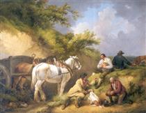 The Labourer's Luncheon - George Morland