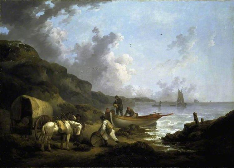 The Smugglers, 1792 - Джордж Морланд