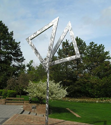 Two Open Triangles Up, Gyratory II, 1982 - Джордж Рікі