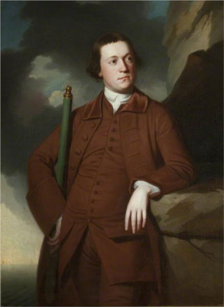 Abraham Rawlinson (1738–1803), MP, of Ellel Hall, near Lancaster, 1767 - George Romney