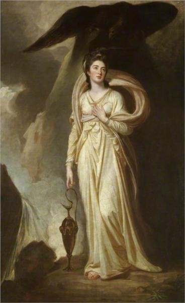 Elizabeth (c.1760–1826), Viscountess Bulkeley, as Hebe, 1775 - George Romney