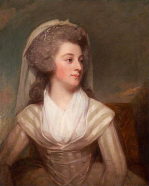 Lydia Henrietta Malortie (1754–1816), Mrs Henry Hoare, 1784 - 喬治·羅姆尼