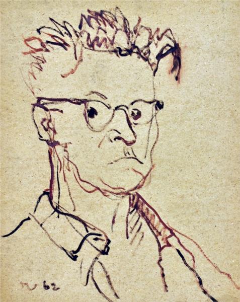 Selfportrait, 1962 - George Ștefănescu