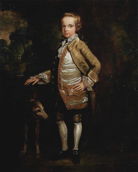 Portrait of John Nelthorpe as a child, c.1765 - c.1775 - Джордж Стаббс