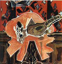 A Red Pedestal - Georges Braque