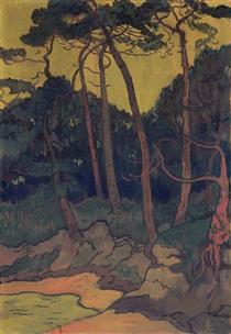 Pines on the shore - Georges Lacombe
