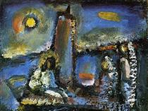 Christ on the Lake - Georges Rouault