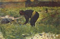 Farmer to work - Georges Pierre Seurat