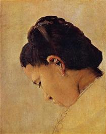 Head of a Girl - Georges Seurat