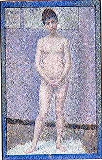Model to front - Georges Pierre Seurat