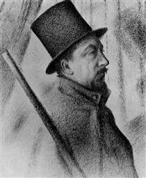Portrait of Paul Signac - Georges Pierre Seurat