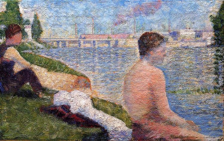 Seated Bather, 1883 - Georges Seurat