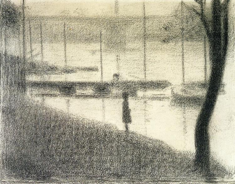 The Pont de Courbevoie, 1886 - Georges Seurat