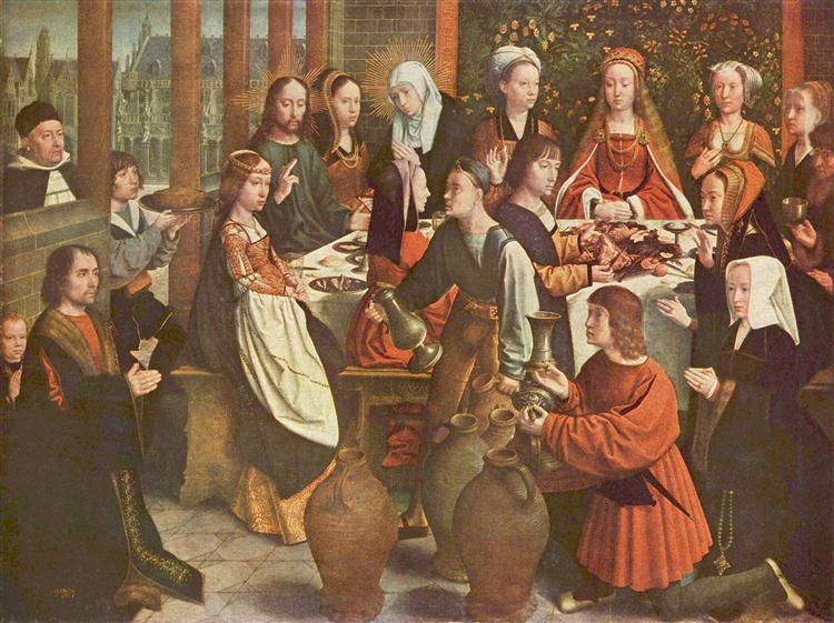 The Marriage at Cana, c.1500 - c.1503 - Герард Давид