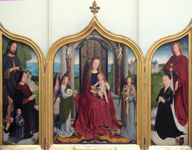 Triptyque de la famillle Sedano, c.1495 - c.1498 - Gérard David