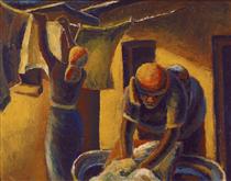 Washerwomen - Gerard Sekoto