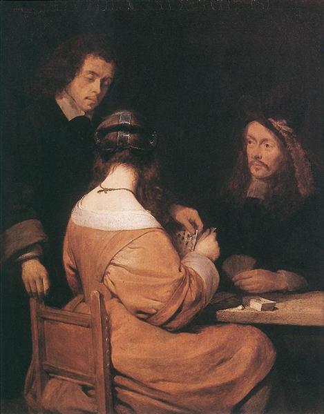 Card Players, 1650 - Gerard Terborch