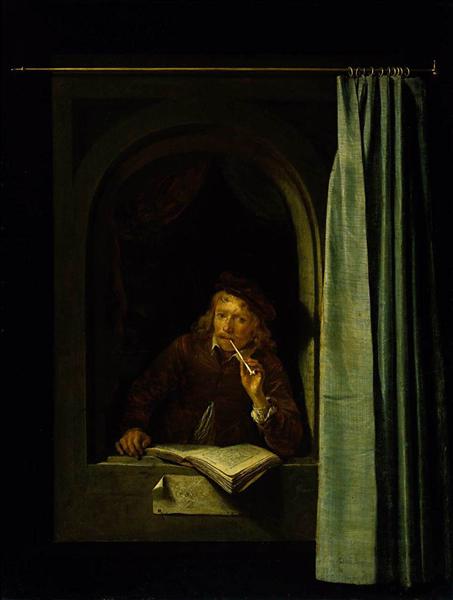 Self Portrait, c.1640 - Gerrit Dou