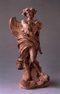 Ангел с надписью I.N.R.I. - Джованни Лоренцо Бернини
