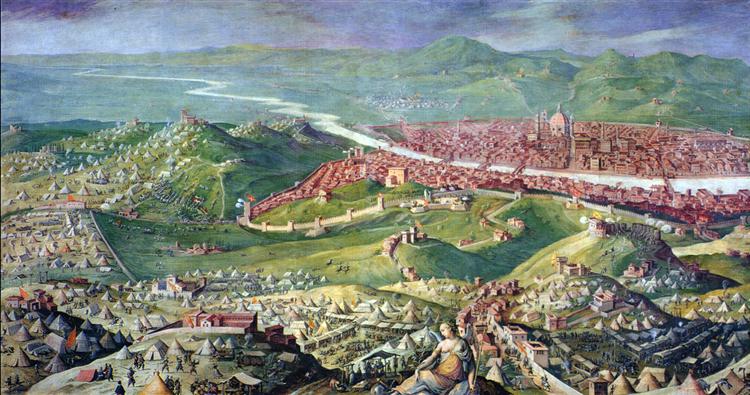 The 1530 Siege of Florence, 1558 - 乔尔乔·瓦萨里