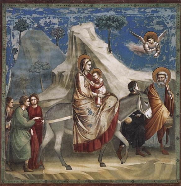 Flight into Egypt, c.1304 - c.1306 - Giotto