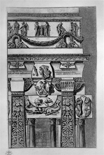 Architectural decoration, 1765 - Giovanni Battista Piranesi