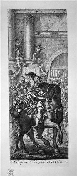 Jesus carried to Calvary - Giovanni Battista Piranesi