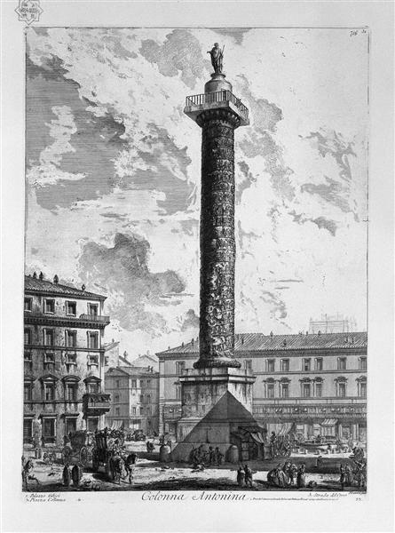 Trajan`s Column - Giovanni Battista Piranesi