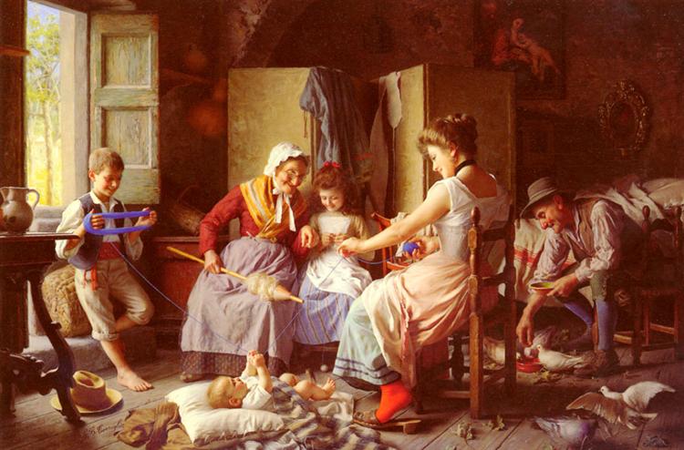 A Happy Family - Giovanni Battista Torriglia