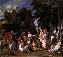 El festín de los dioses - Giovanni Bellini