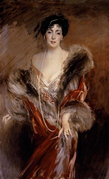 Portrait of Madame Josephina A. de Errazuriz - Джованні Болдіні