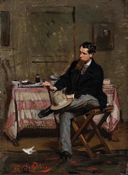 The Painter Vincenzo Cabianca, 1909 - Джованні Болдіні